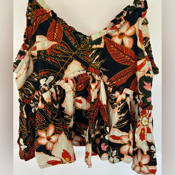 Patrons of Peace Floral Print Spaghetti Strap Top - Picture 3 of 11